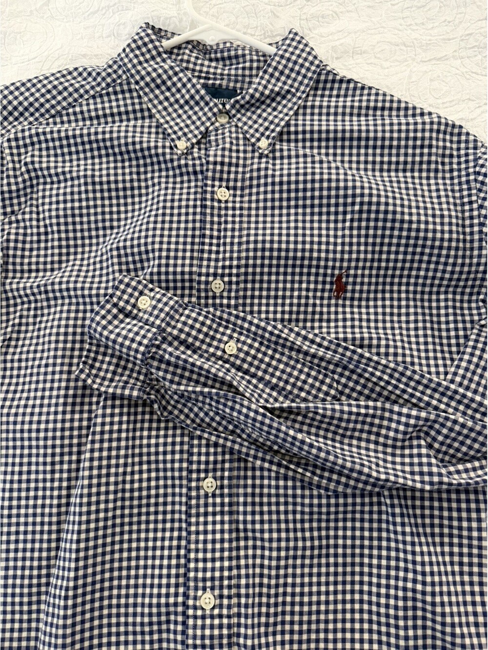 Polo Ralph Lauren Men’s Size L Classic Fit Navy Checked